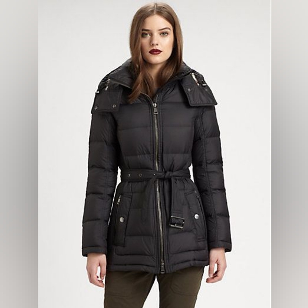 Burberry Brit Mareton Puffer Down Coat 100% Goose Down